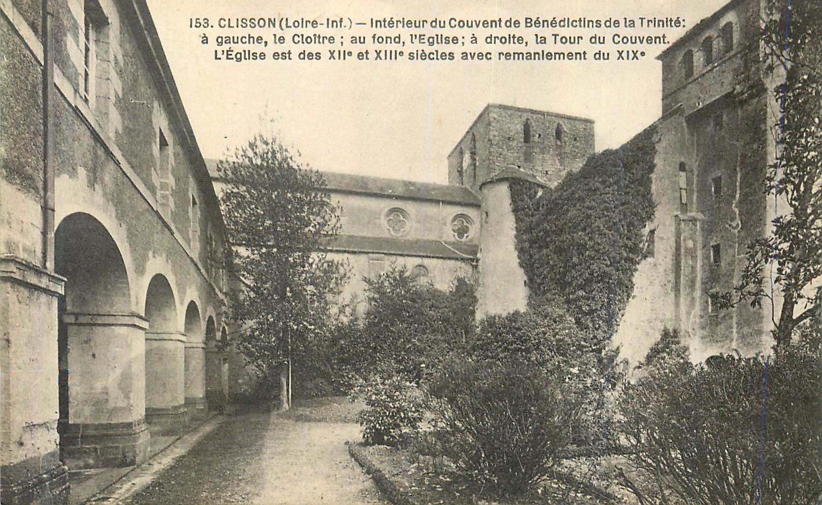 CPA Clisson (Loire Inf) Interieur du Couvent de Benedictins de la Trinite