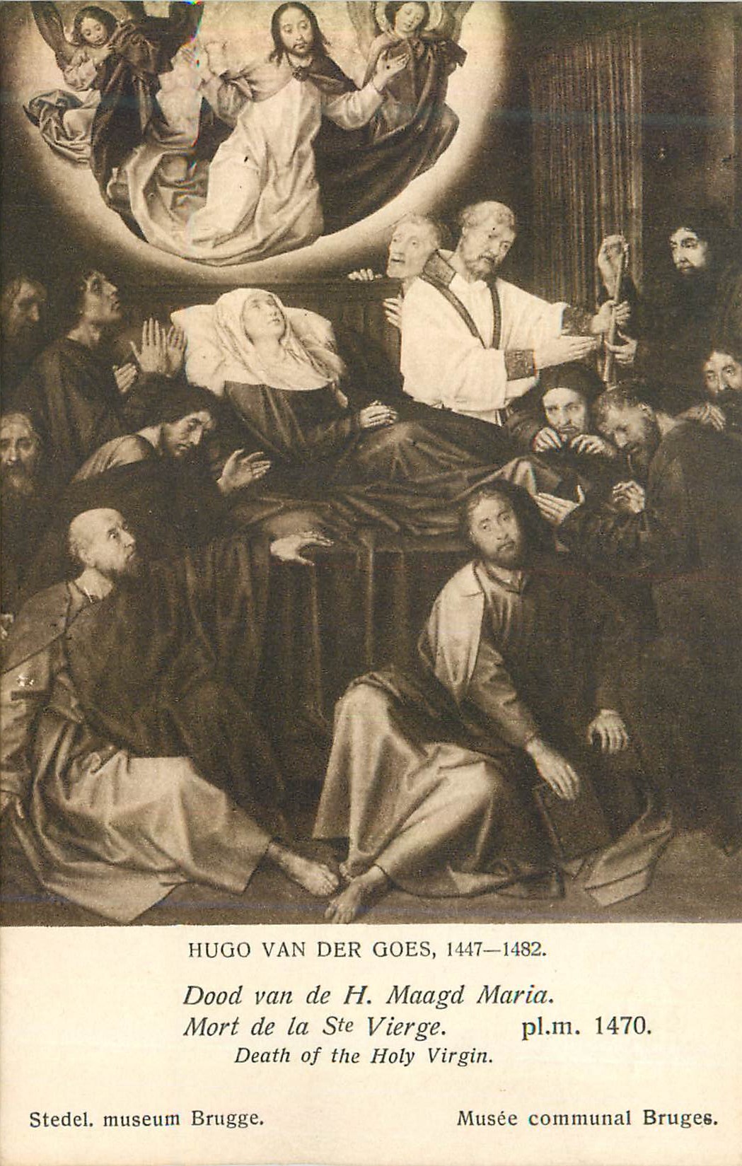 CPA Musee Communal Bruges Hugo Van der Goes (1447 1482)