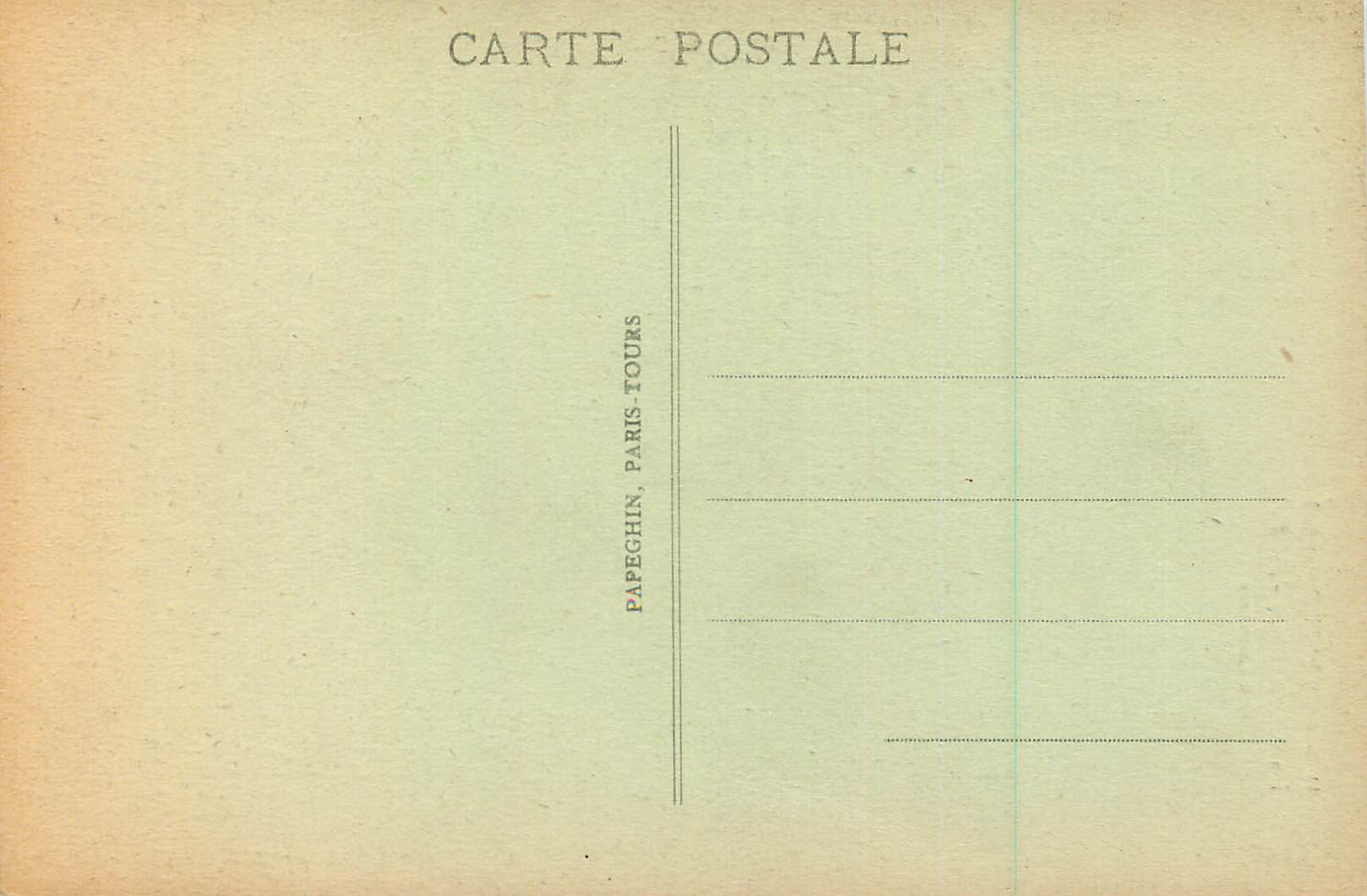 CPA Loches (I et L) La Chancelllerie A P — Rückseite