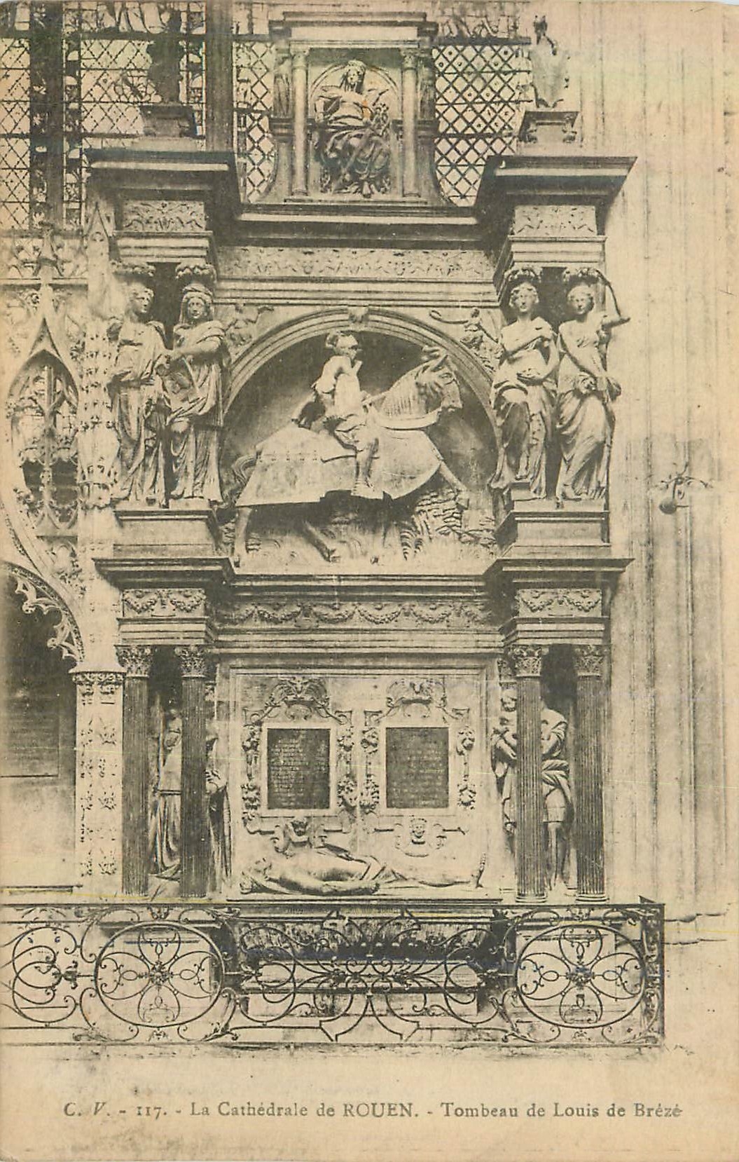 CPA Rouen La Cathedrale  Tombeau de Louis de Breze