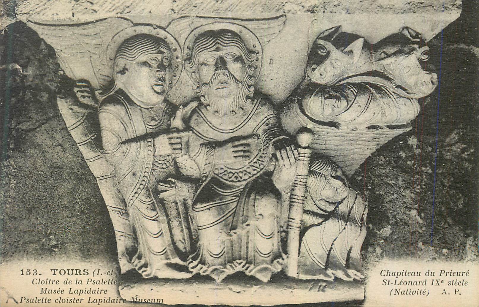 CPA Tours (I et L) Cloitre de la Psalette Musee Lapidaire