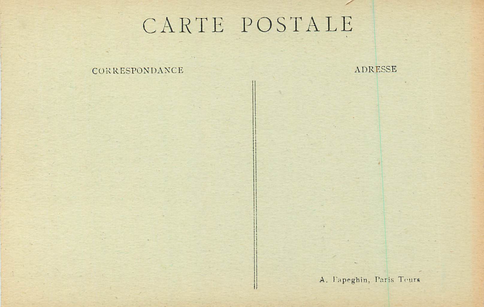CPA Tours (I et L) Cloitre de la Psalette Musee Lapidaire — Rückseite