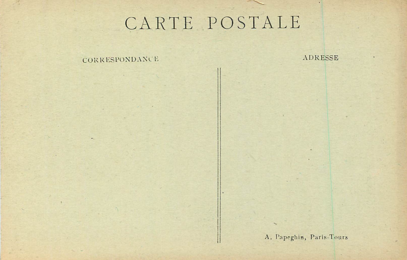CPA Tours (I et L) Cloitre de la Psalette Musee Lapidaire Chapiteau du Prieure St Leonard IXIe S La fuite en Egypte — Rückseite