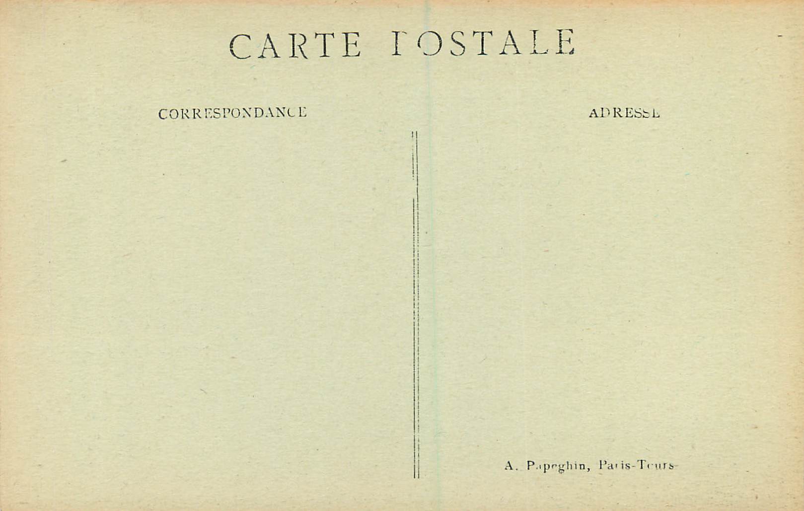 CPA Tours (I et L) Cloitre de la Psalette Musee Lapidaire Chapiteau du Prieure St Leonard (Adoration des Bergers) — Rückseite