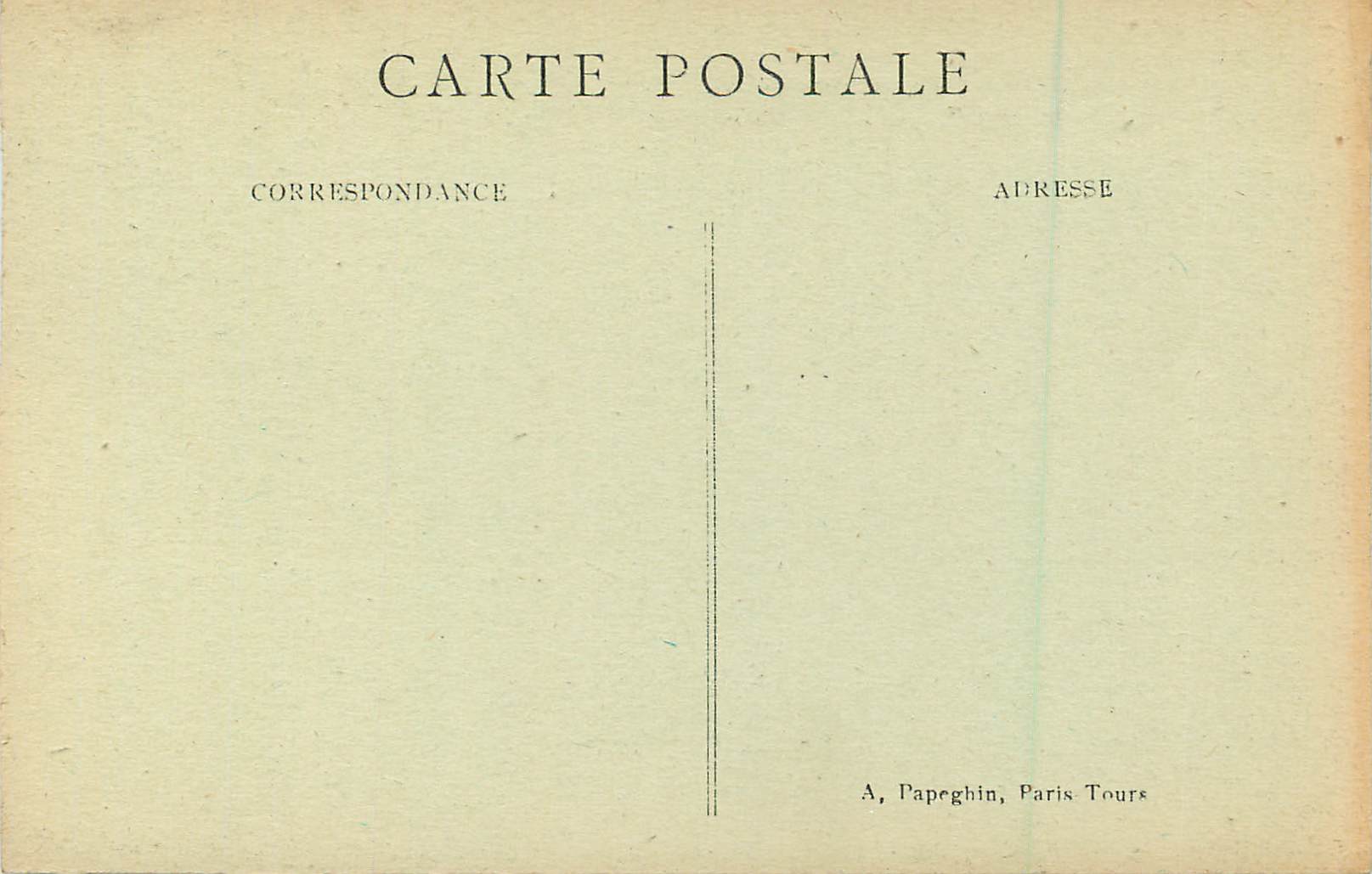 CPA Tours (I et L) Cloitre de la Psalette Musee Lapidaire Chapiteau du Prieure St Leonard IXe S (Les Rameaux) — Rückseite
