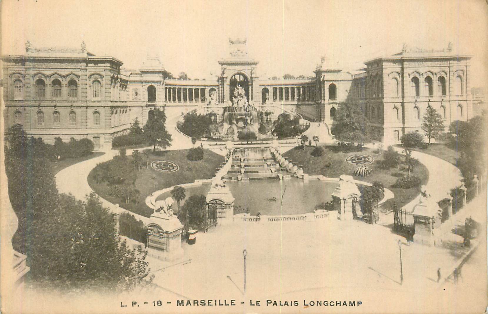 CPA Marseille Le Palais Longchamp