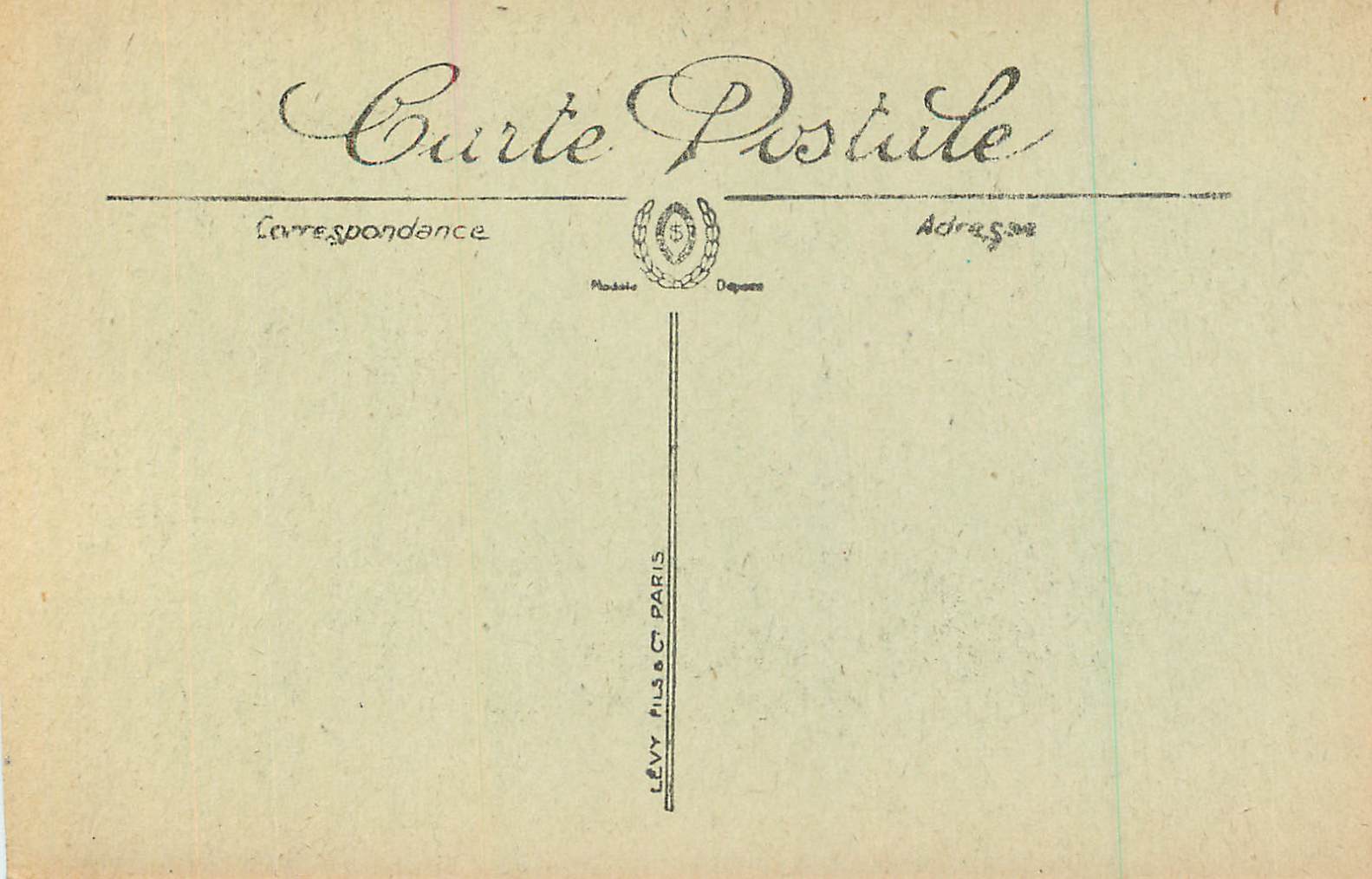 CPA Le Mans Facade de Notre Dame de la Couture — Rückseite