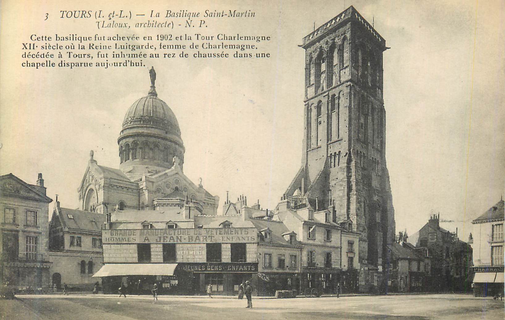 CPA Tours (I et L) La Basilique Saint Martin (Laloux Architecte)