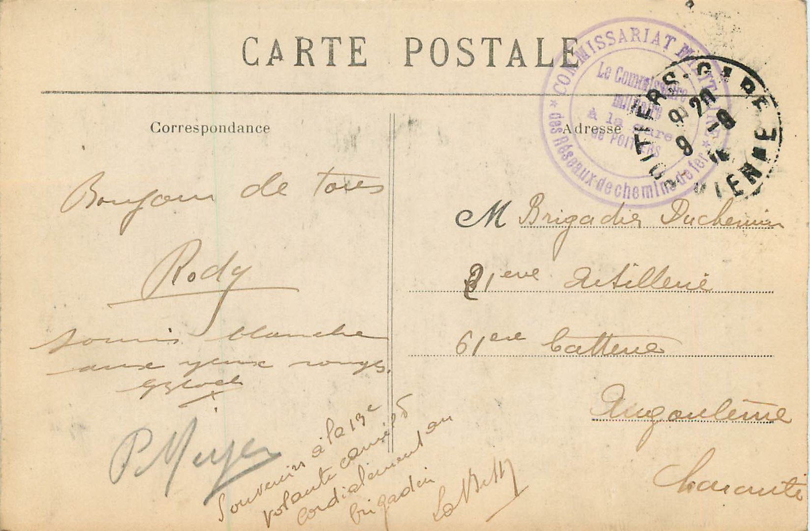 CPA Poitiers (Vienne) Eglise Sainte Radegonde Net du XIIe Siecle et Santuaire du XIe — Rückseite