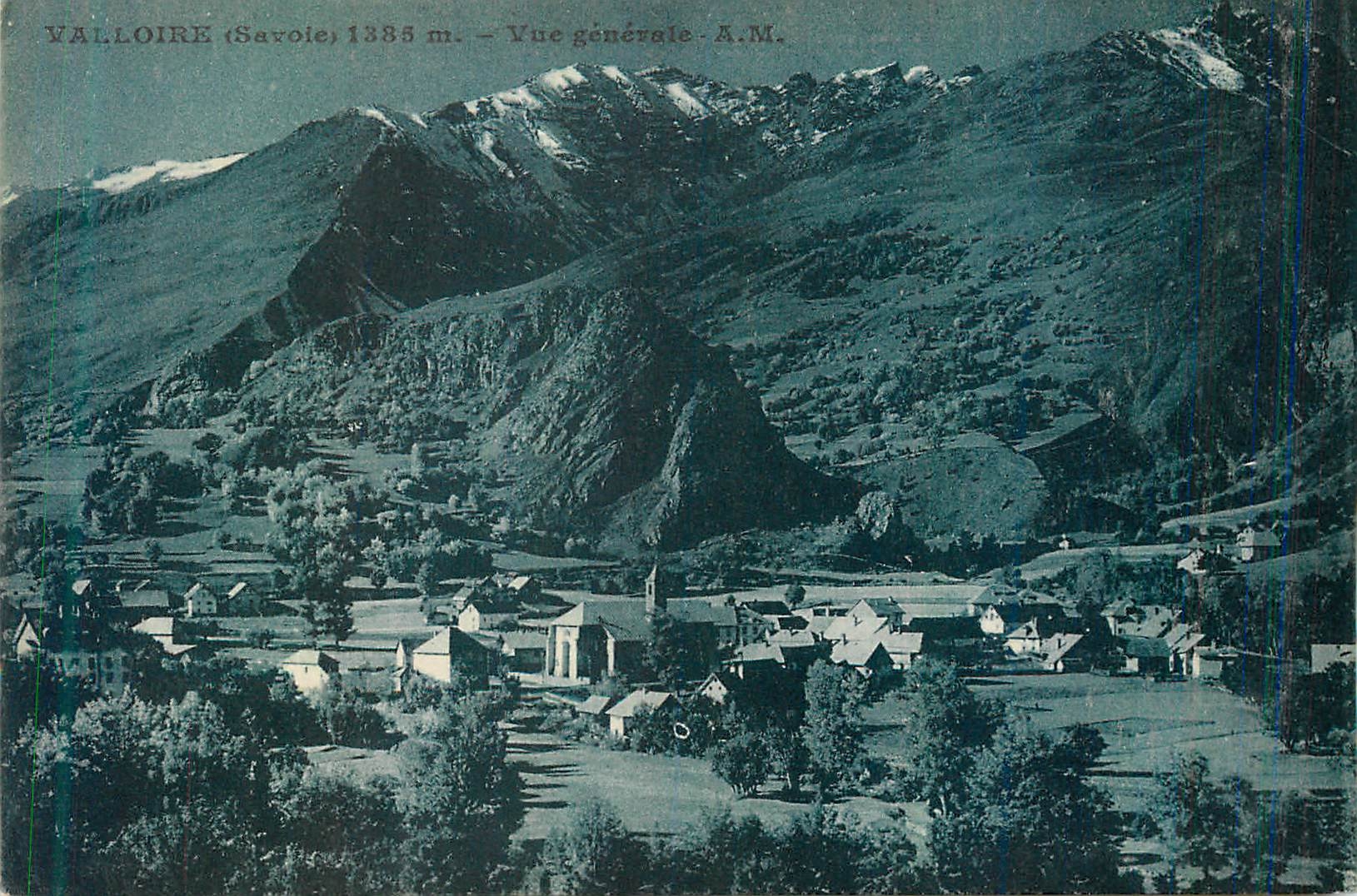 CPA Valloire (Savoie) 1385 m Vue Generale