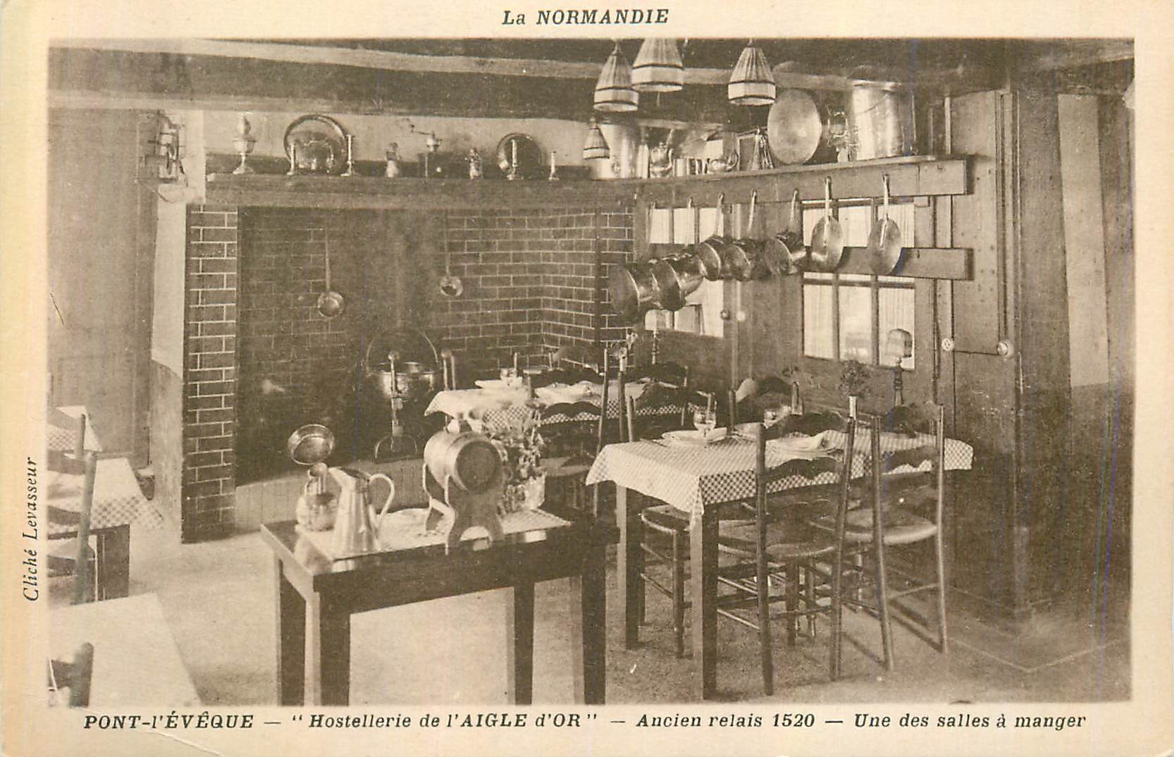 Pont-l'Évêque — Hostellerie de l'Aigle d'Or — One of the Dining Rooms