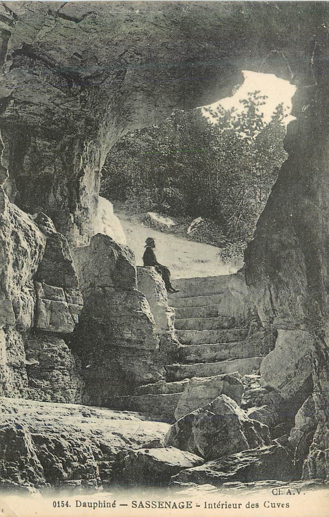 Sassenage — Intérieur des Cuves — C.F.A.V. n°0154