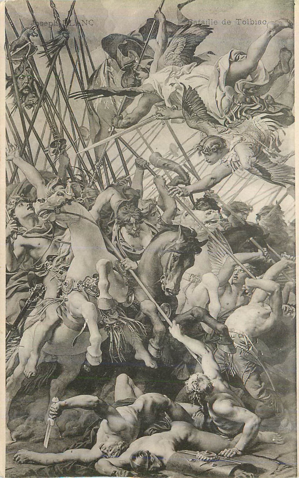 CPA Joseph Blanc Bataille de Tolbiac