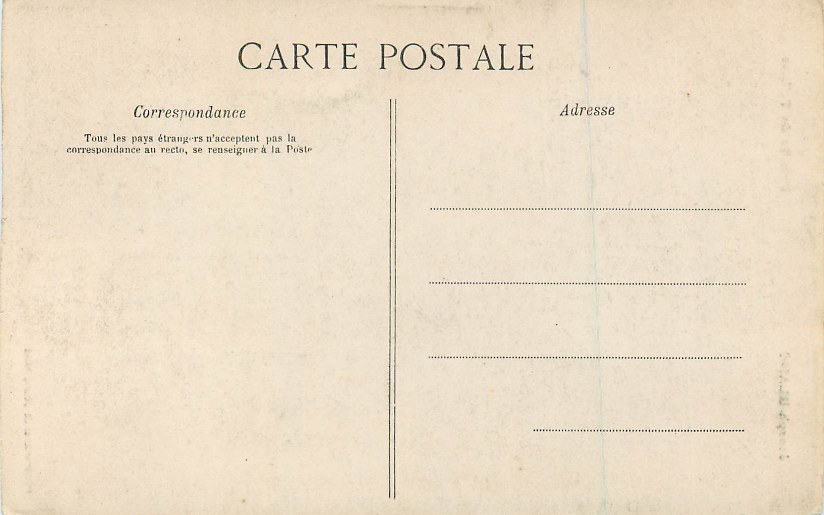 CPA Joseph Blanc Bataille de Tolbiac — Verso