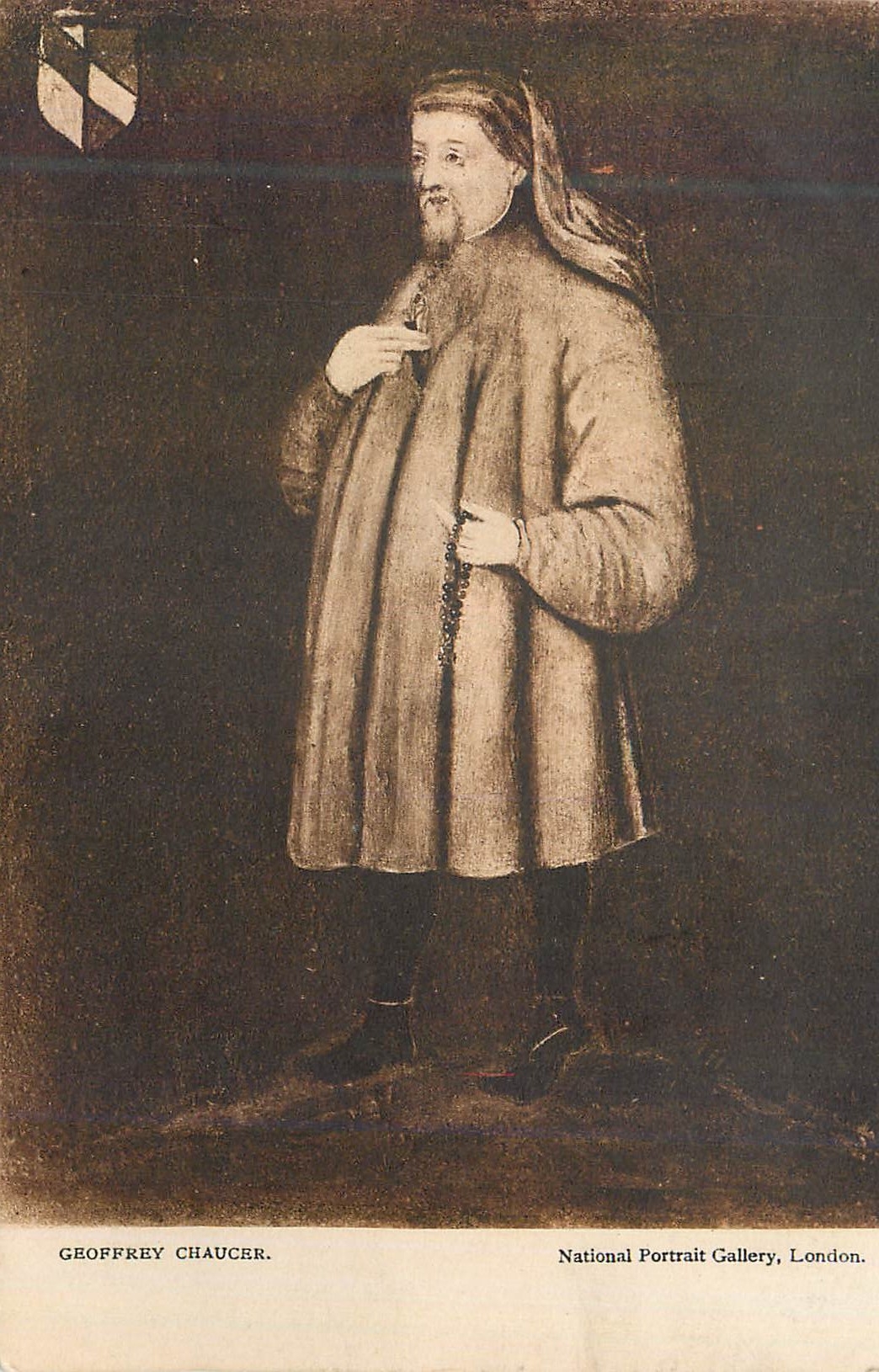 CPA National Portrait Gallery London Geoffrey Chaucer