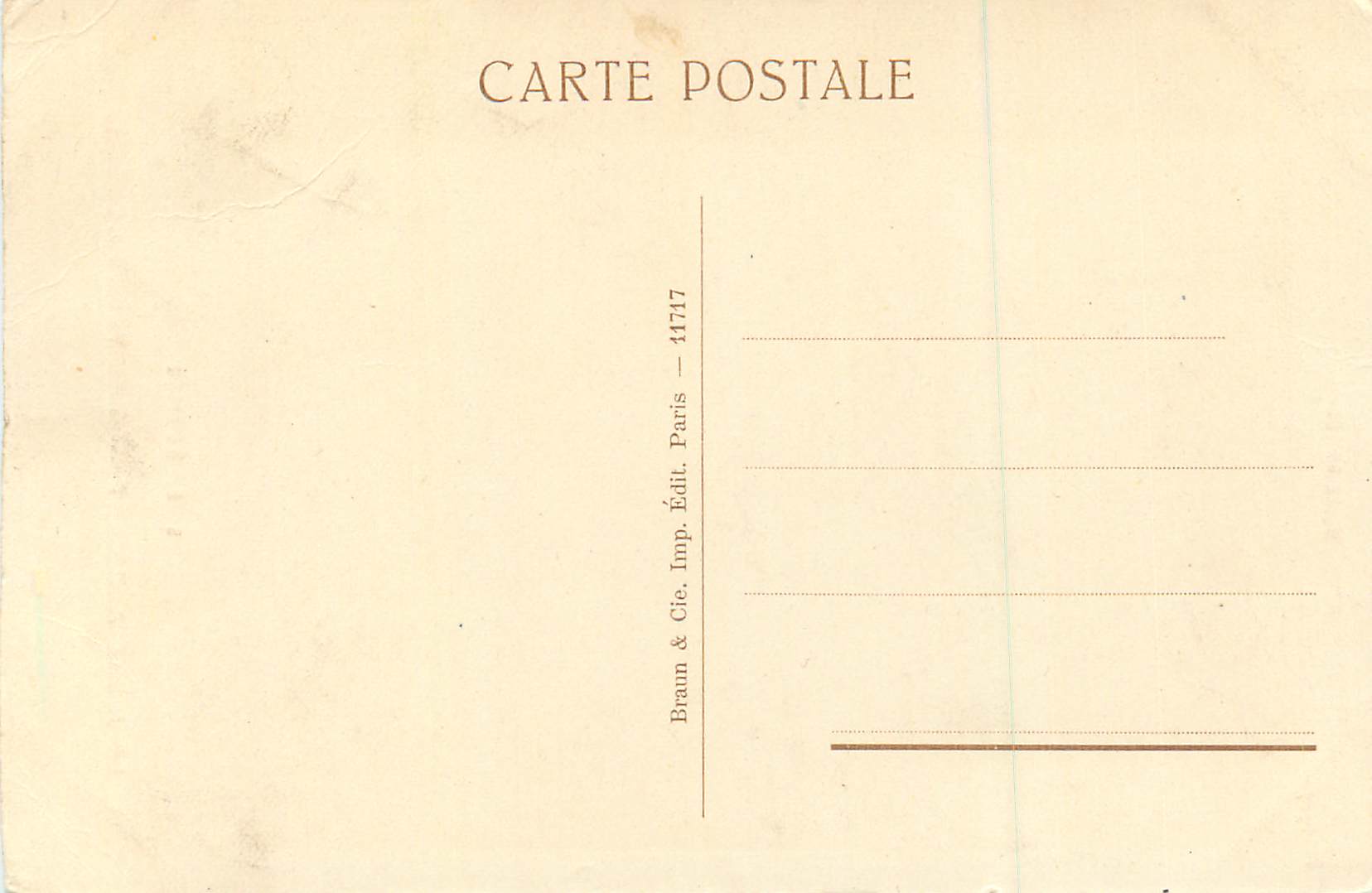 CPA Musee du Louvre Le Jeune Mendiant — Verso