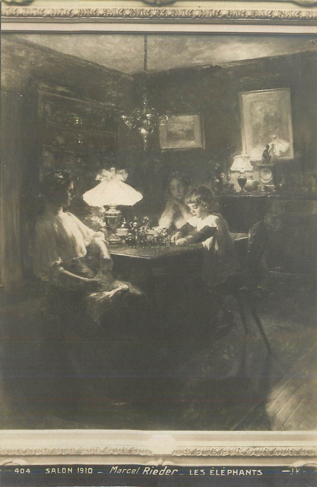 CPA Salon 1910 Marcel Rieder Les Elephants