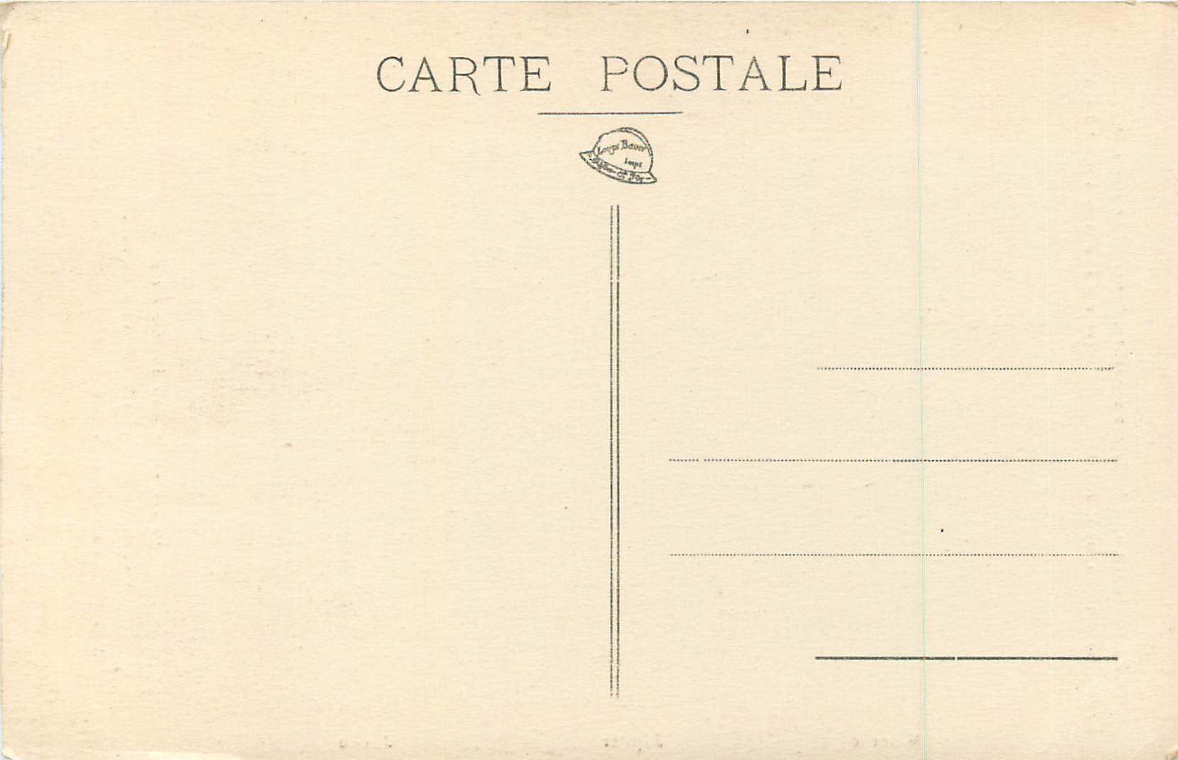 CPA Pro Alesia La Triade Capitoline Bas Relief en Pierre du Pays (Fouilles d'alesia Aout 1906 — Rückseite