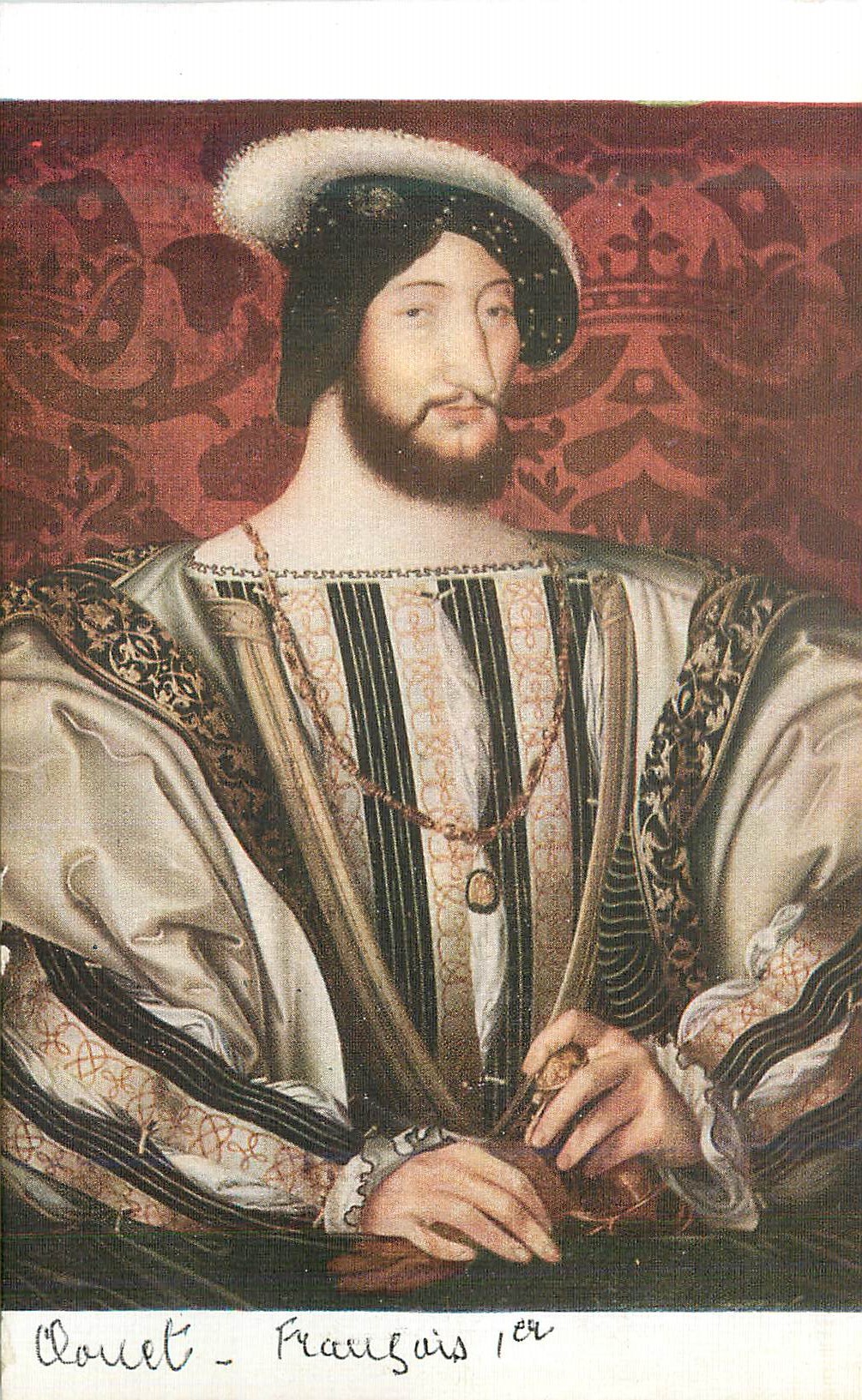 CPA Musee du Louvre Clouet (Jenan dit Jehannet) (1475 1541) Portrait de Francois Ier Roi de France