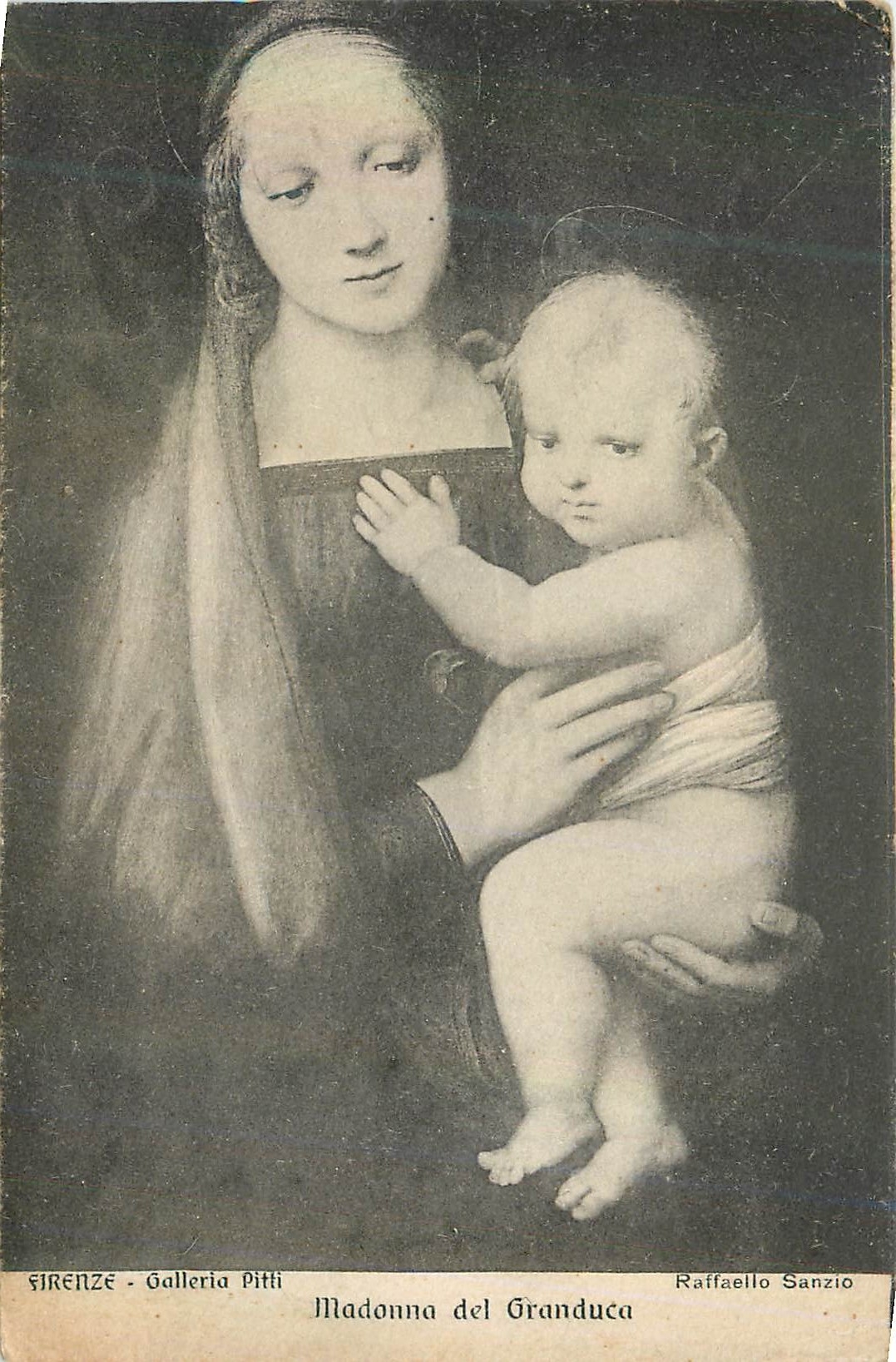 CPA Firenze Galleria Pitti Madonna del Granduca Madonna del Granduca