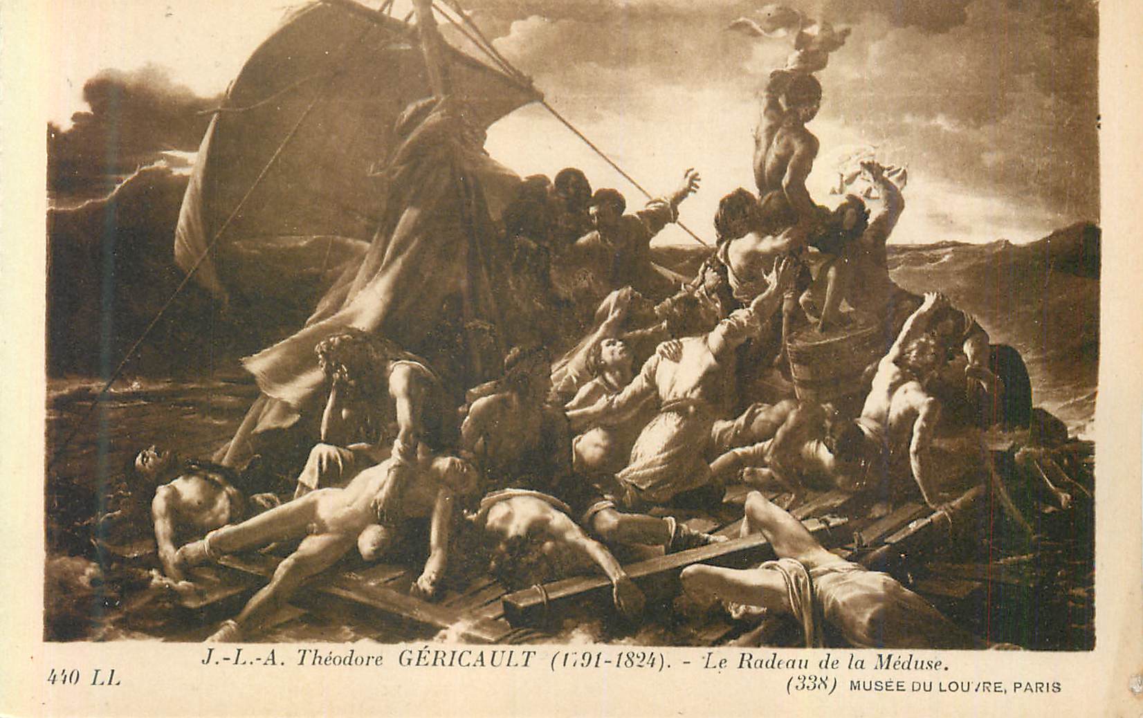 CPA Musee du Louvre Paris Theodore Gericault Le Radeau de la Meduse