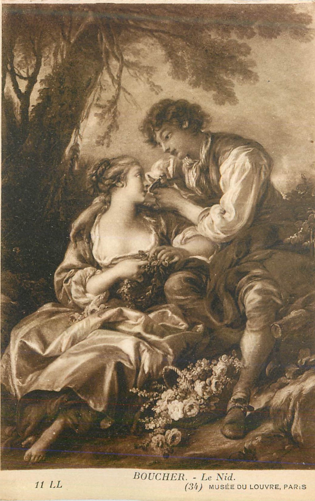 CPA Musee du Louvre Paris Boucher Le Nid