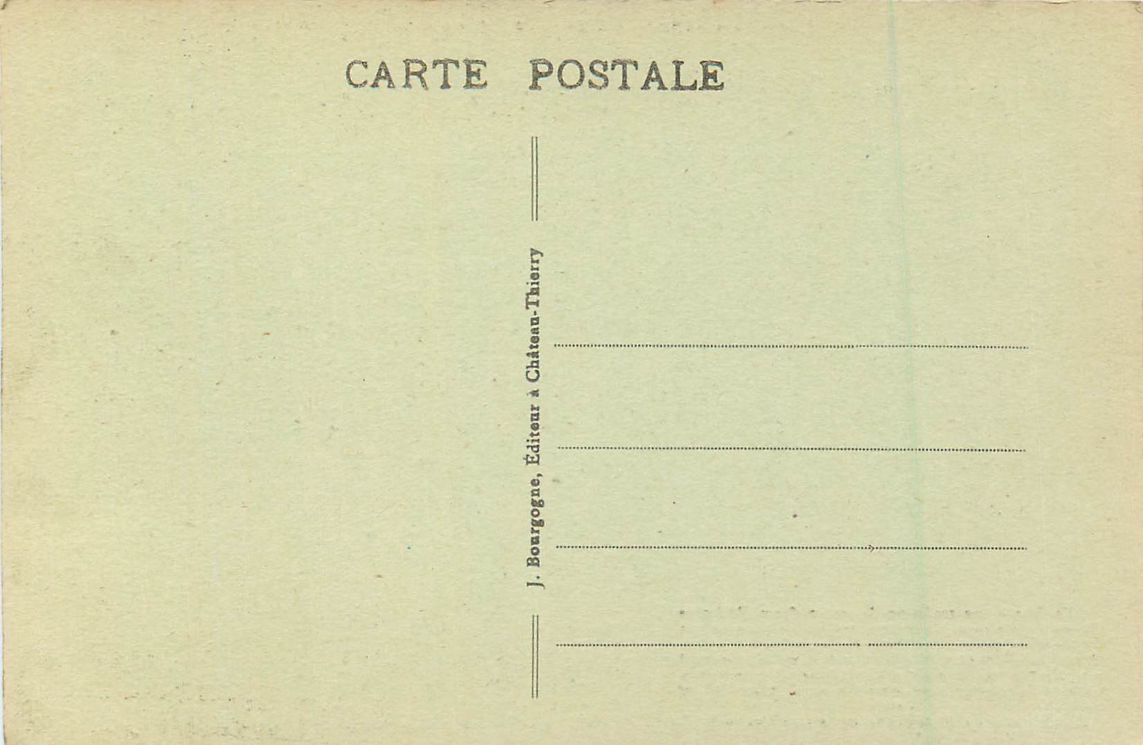 CPA Reproduction du Tableau de J J Rousseau — Verso