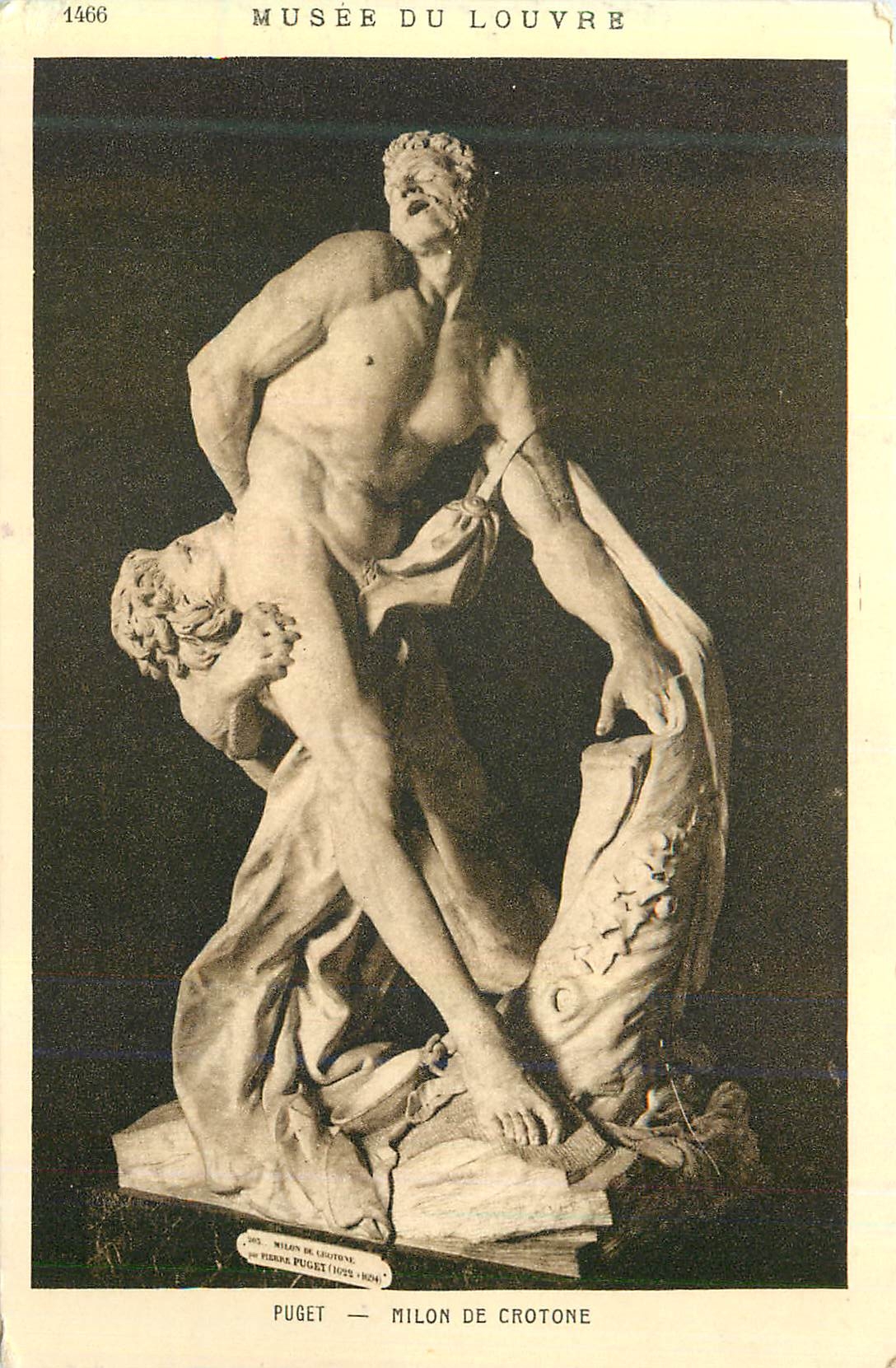 CPA Musee du Louvre Puget Milon de Crotone