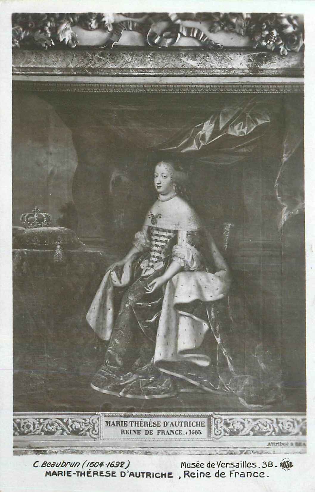 CPA Musee de Versailles Marie Therese d'Autriche Reine de France