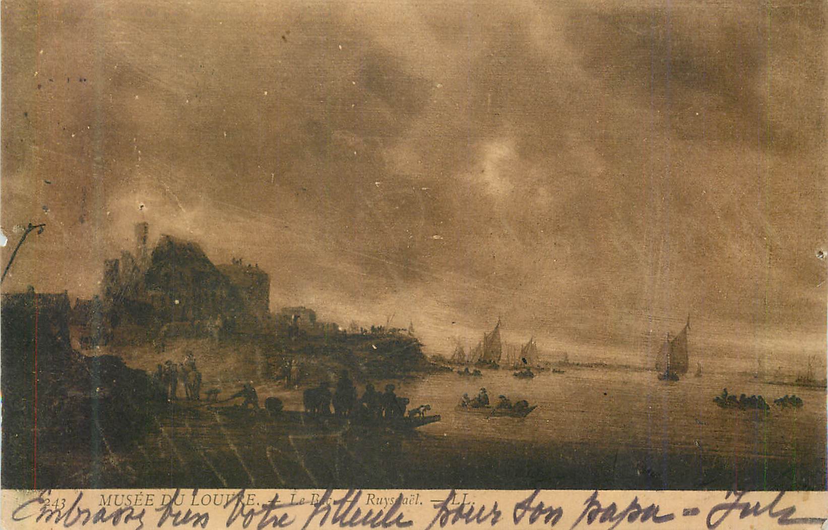 CPA Musee du Louvre Ruysrael