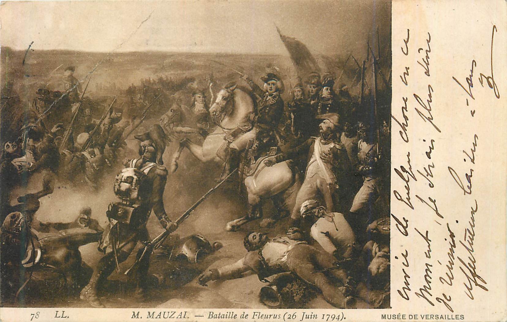 CPA Musee de Versailles M Mauzal Bataille de Fleurus (26 Juin 1794 m)