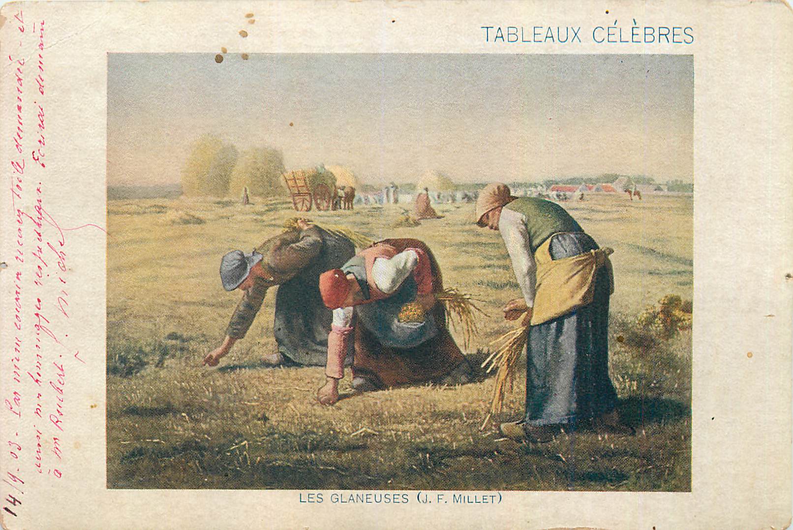 CPA Les Glaneuses (J F Millet) Tableaux Celebres
