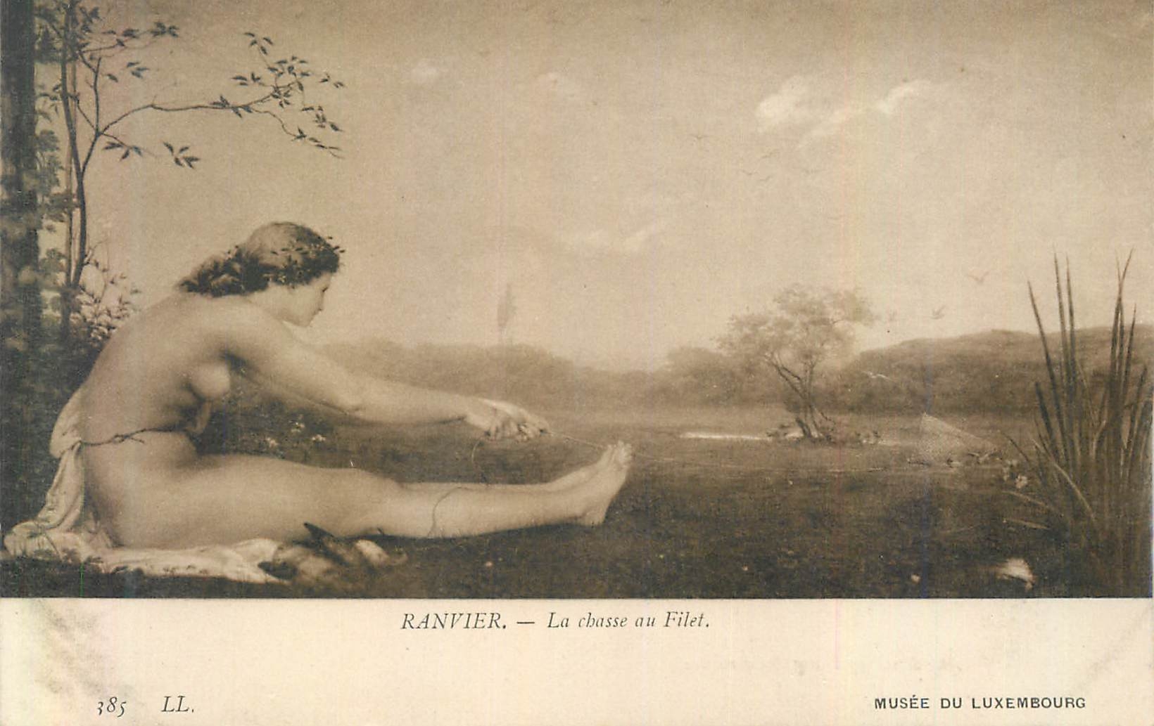 CPA Musee du Luxembourg Renvier La Chasse au Fillet