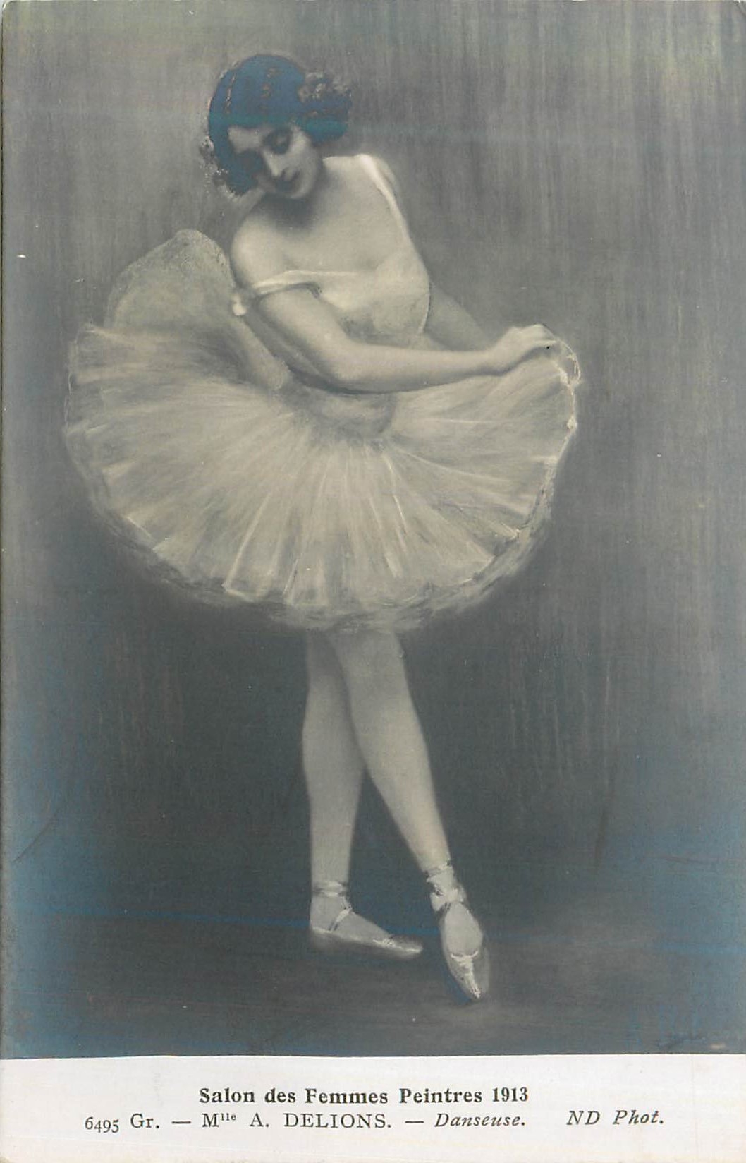 CPA Salon des Femmes Peintres 1913 Mlle A Delions Danseuse