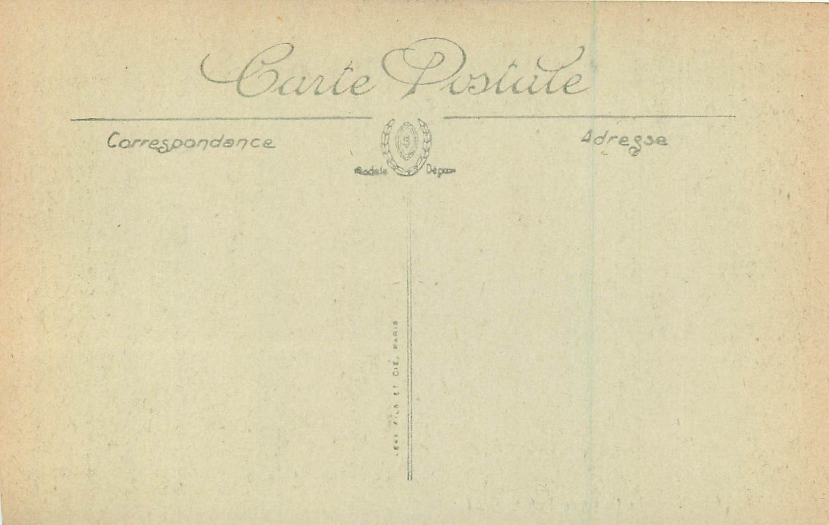 CPA Lyon Le Palais de Justice — Verso