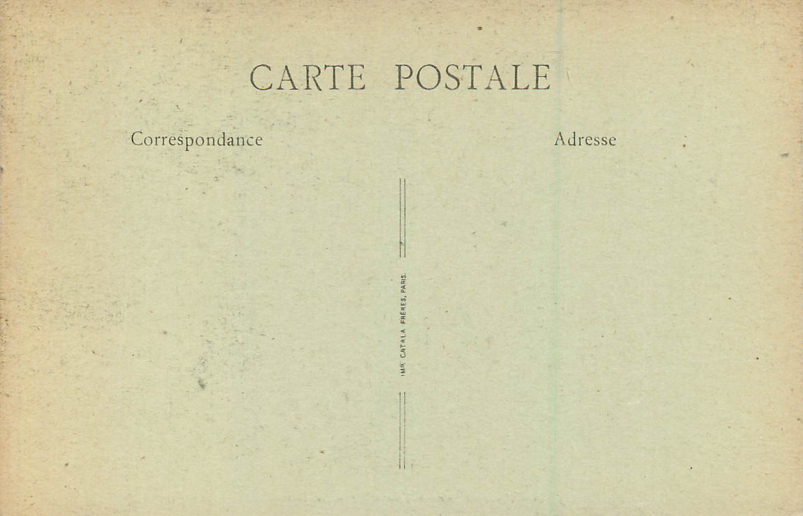 CPA Lyon Au Parc de la Tete d'Or Le Lac Canoe — Verso