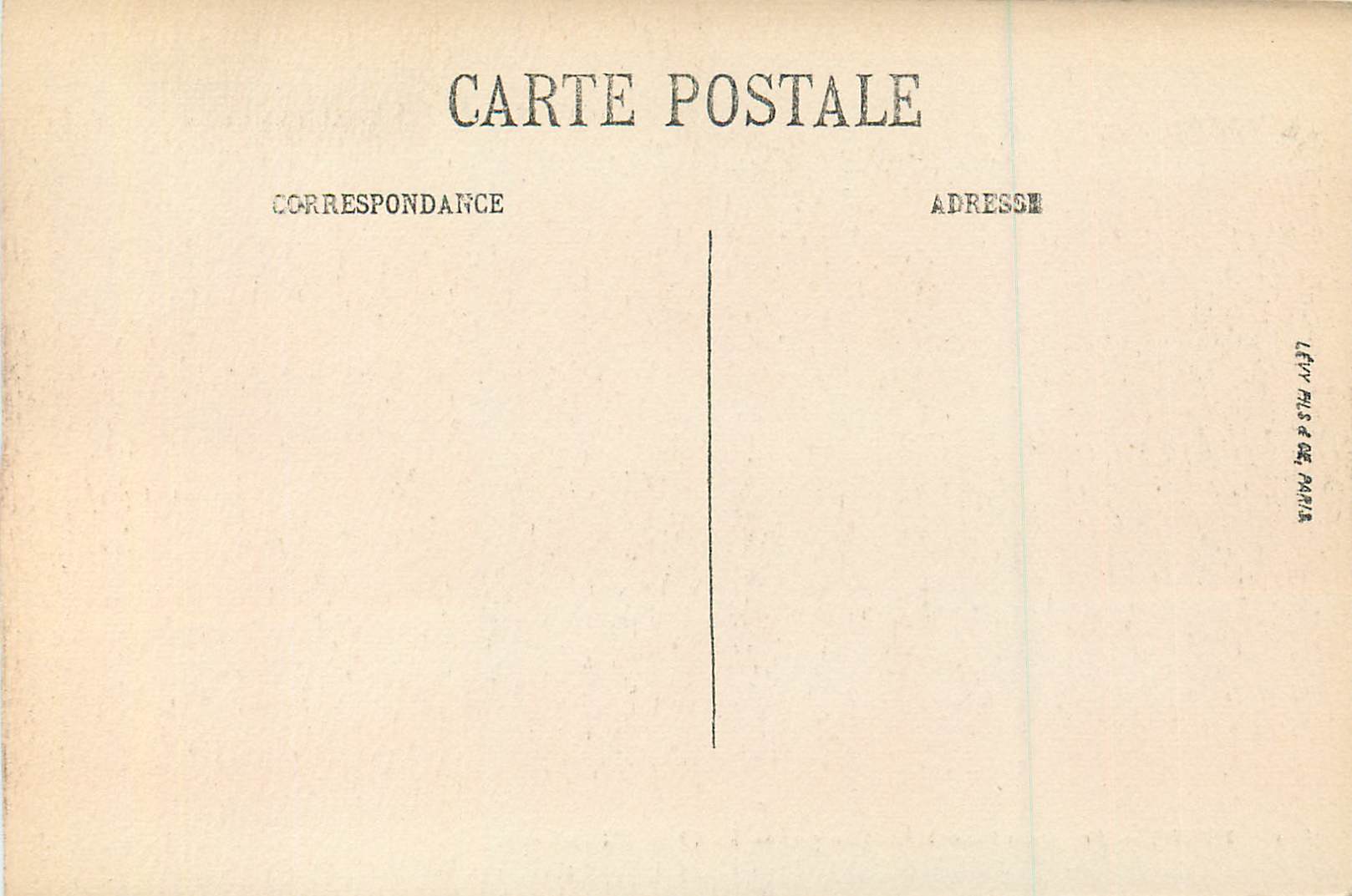 CPA Lyon Perspective sur Saint Georges Le Quais Tilsitt — Verso