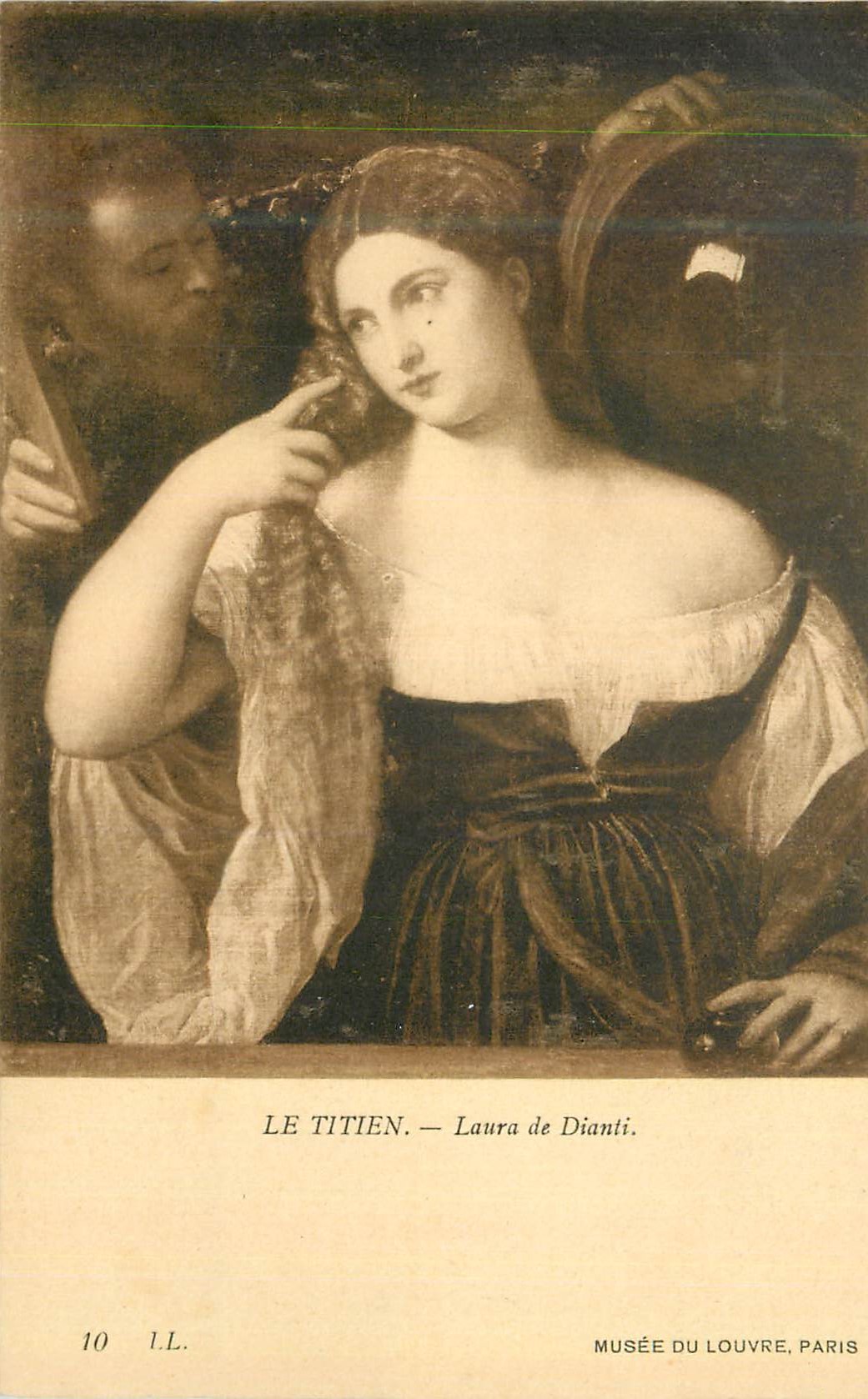 CPA Musee du Louvre Paris Le Titien Laura de Dianti