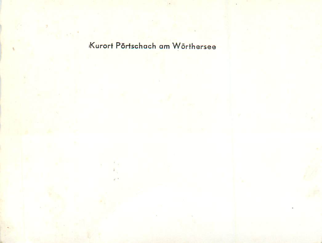 CPM Kurort Portschach am Worthersee — Rückseite