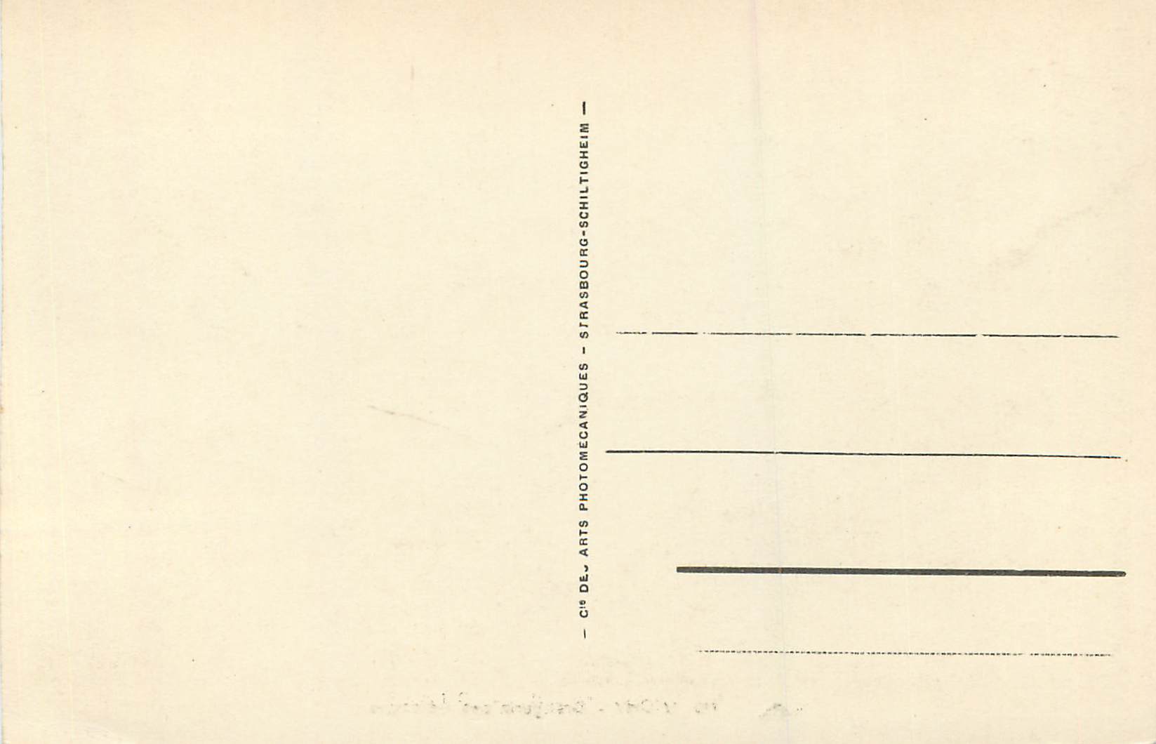 CPA Vichy Orangerie des Celestins — Verso
