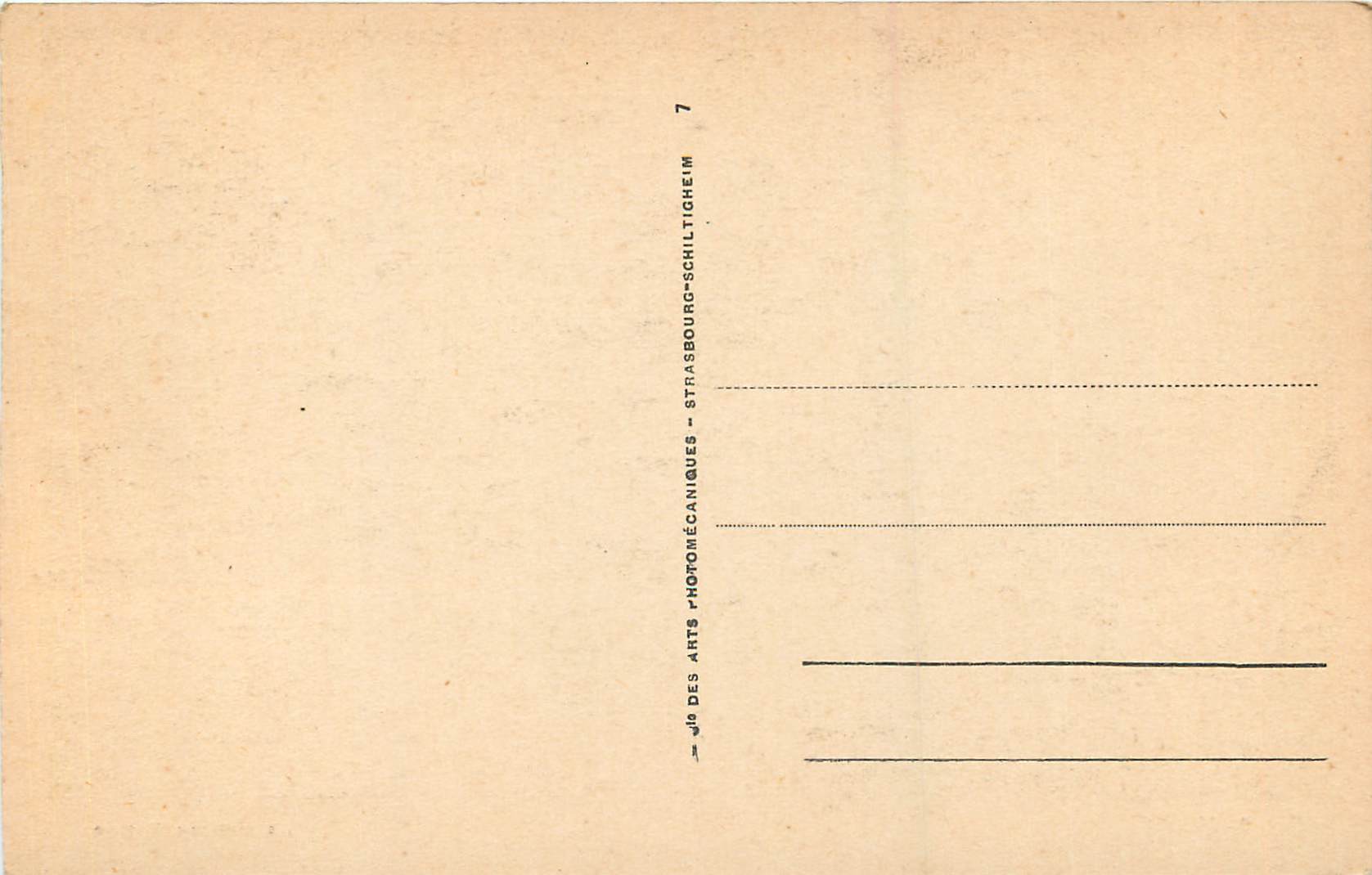 CPA Vichy Le Hall du Casino — Verso