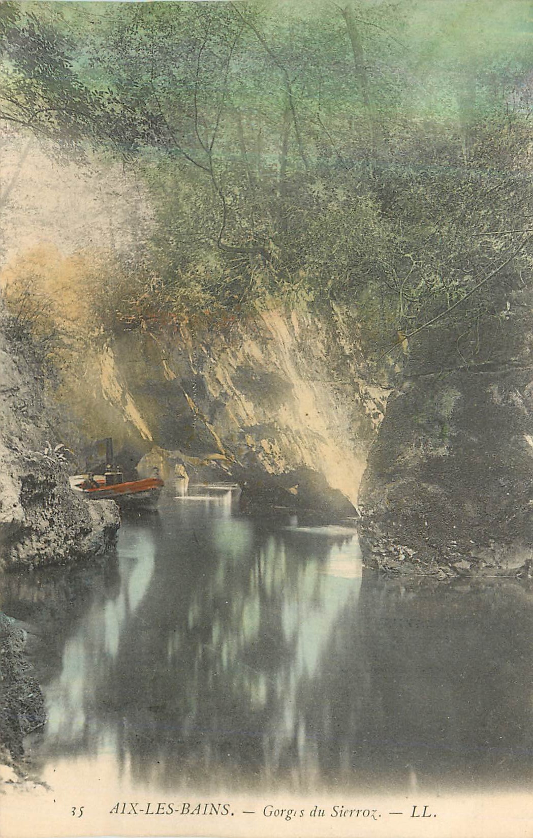 CPA Aix les Bains Gorges du Sierroz