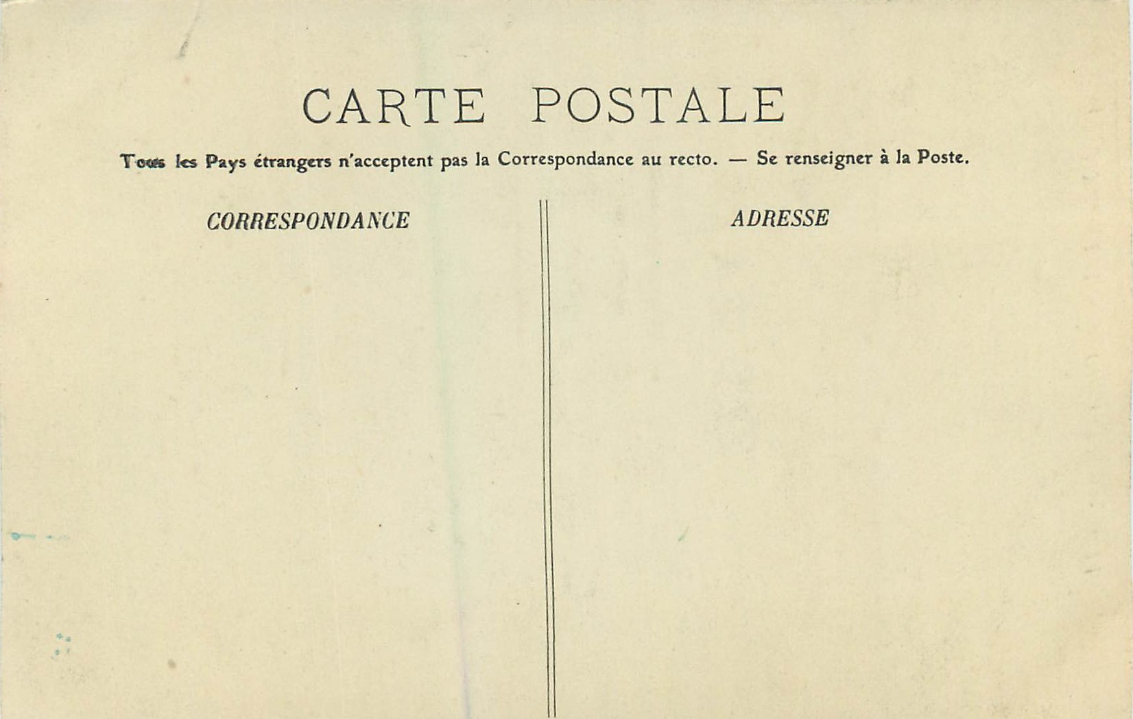 CPA Aix les Bains Gorges du Sierroz — Rückseite