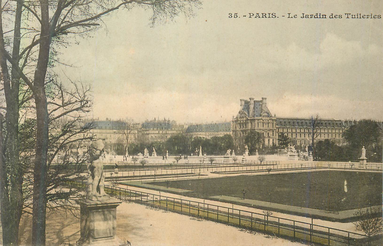 CPA Paris Jardin des Tuileries