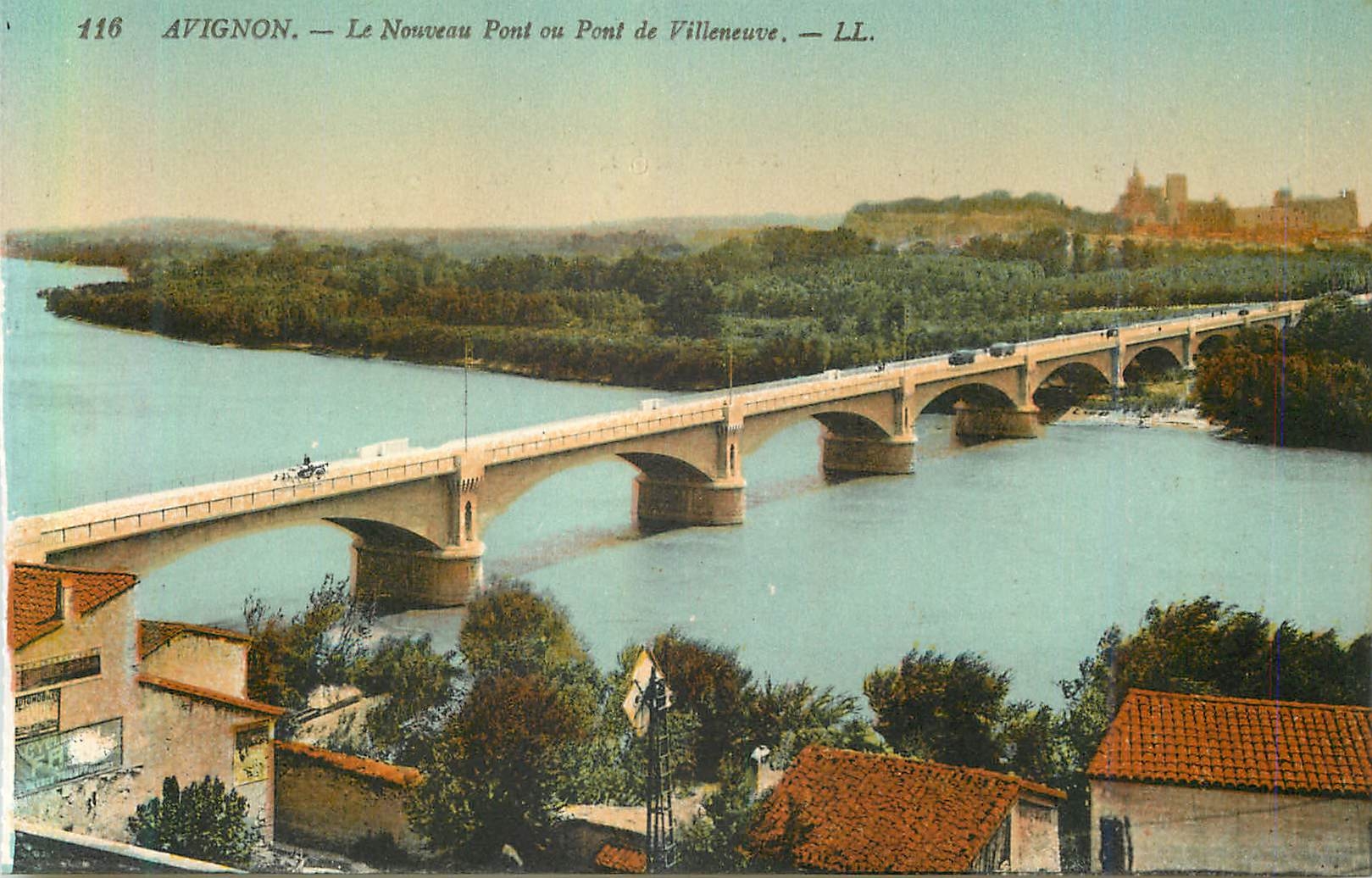 Avignon — Le Nouveau Pont ou Pont de Villeneuve — LL.