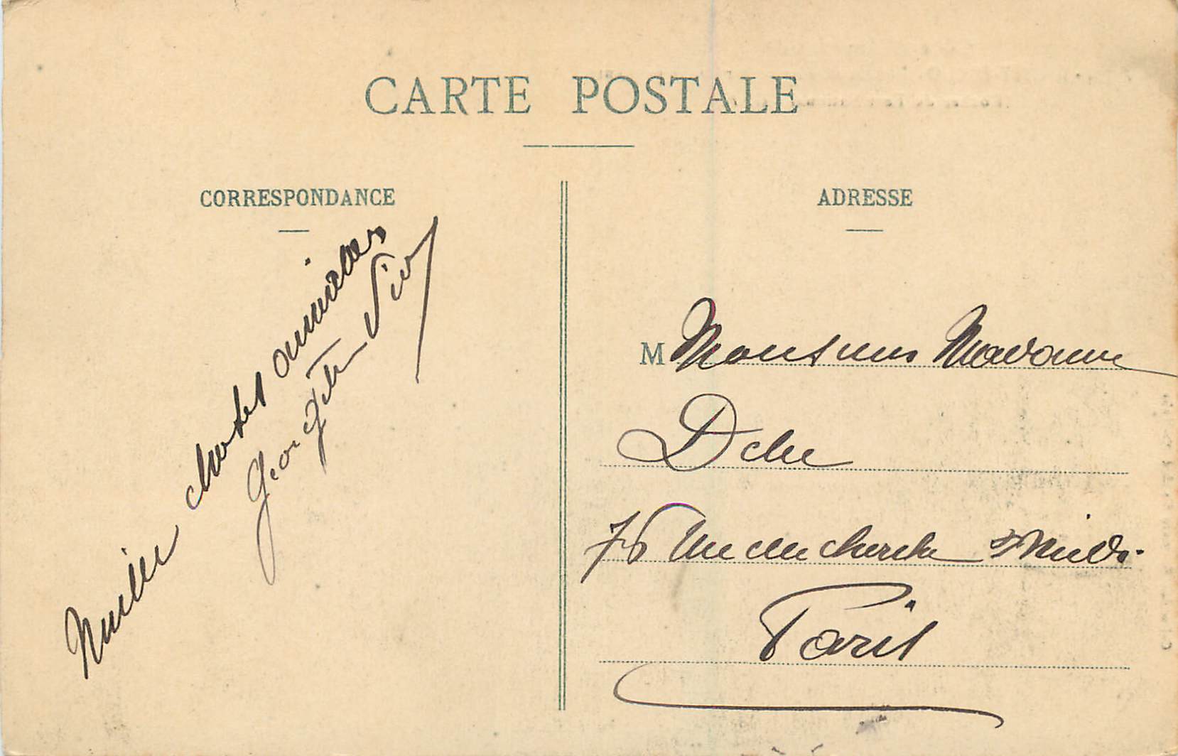 Côte d'Emeraude — Etude de Vagues sur Roche pendante — G. F. — Reverso