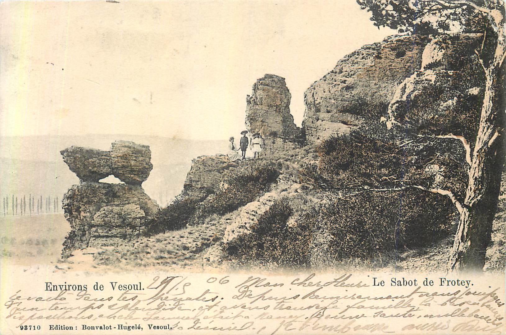 CPA Environs de Vesoul Le Sabot de Frotey (carte 1900)