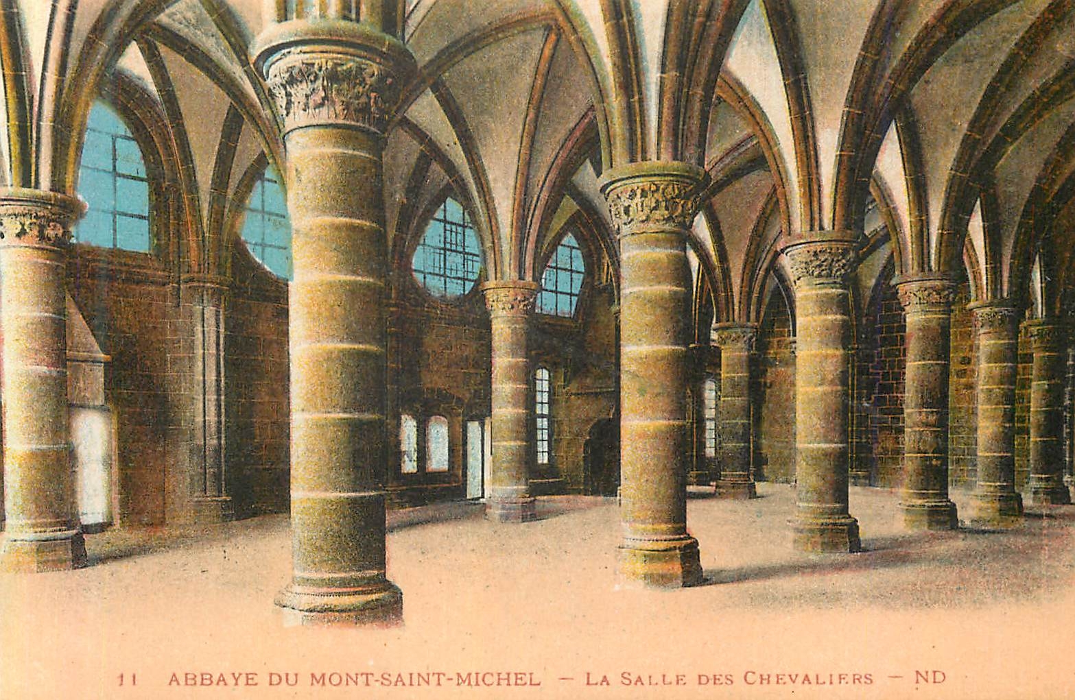 Abbaye du Mont-Saint-Michel — La Salle des Chevaliers — ND