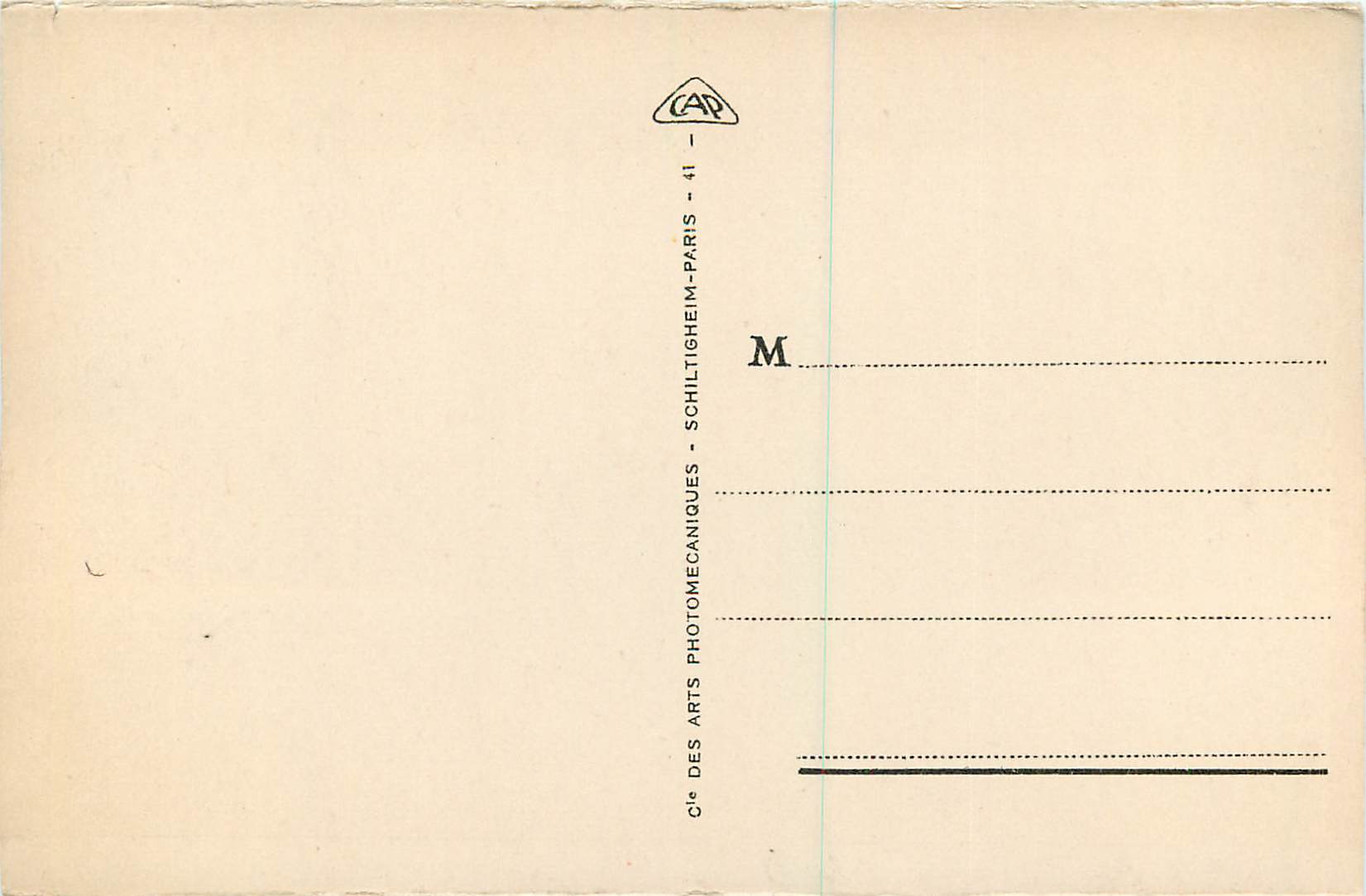 Straßburg - Die Station — September-Ausstellung — Verlag CAP, Nr. 626 — Rückseite