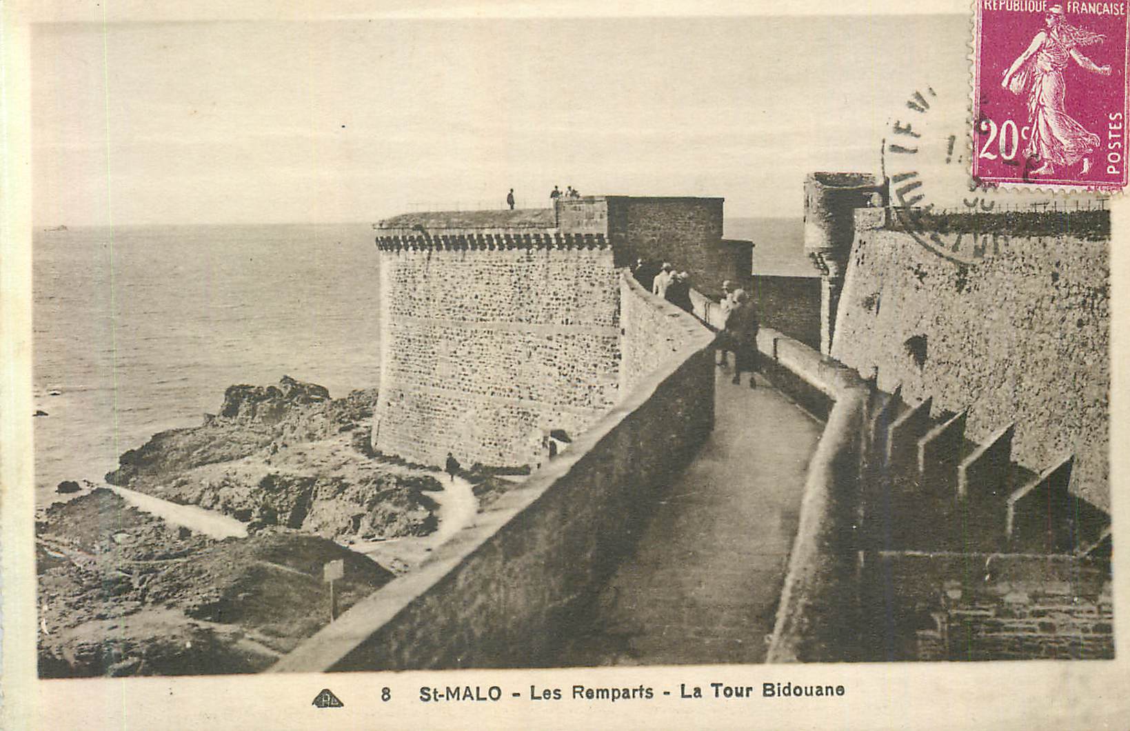 St-Malo - Les Remparts - La Tour Bidouane — éditeur A.P. n°8